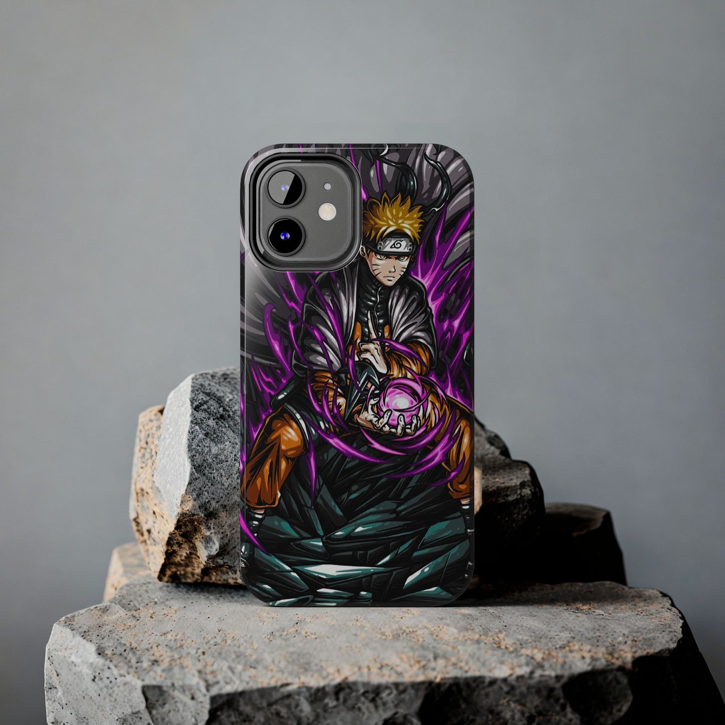 Rasengan Revenant Phone Case | Anime-Inspired Protective Case | Dark Shinobi iPhone & Samsung Cover | Otaku Manga Case