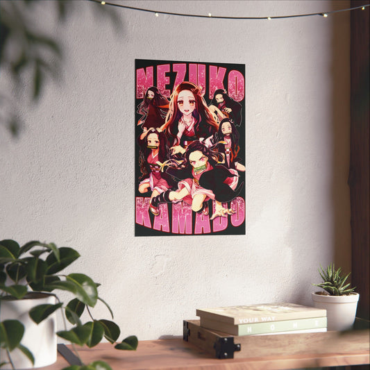 Six Styles of Nezuko Poster | Demon Slayer Wall Art