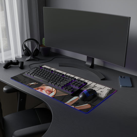 Eisha Stilza II LED Gaming Mouse Pad | Anime-Inspired Desk Mat