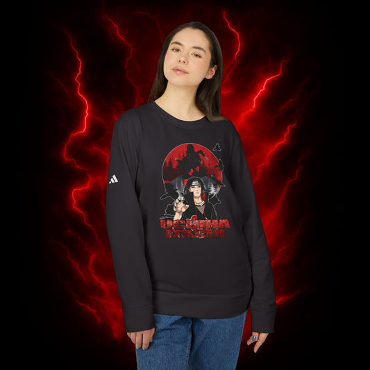 Itachi Uchiha Adidas Unisex Fleece Crewneck Sweatshirt
