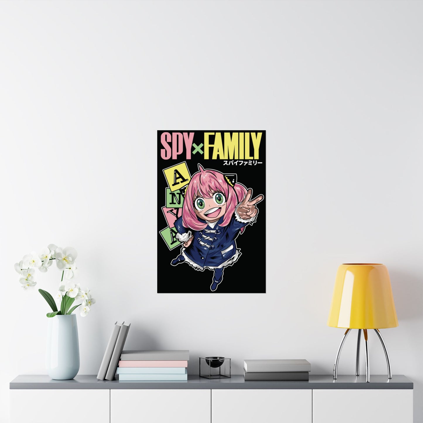 Anya Forger Matte Vertical Poster | Spy x Family Anime Wall Art