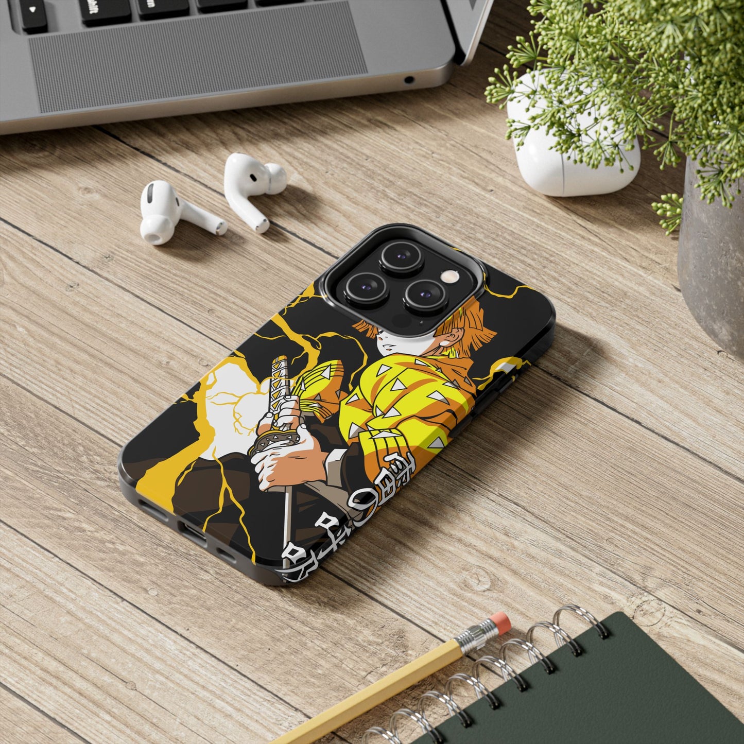 Sleeping Zenitsu Anime Phone Case | Anime-Inspired Protective Cover | Double Layer Otaku Case