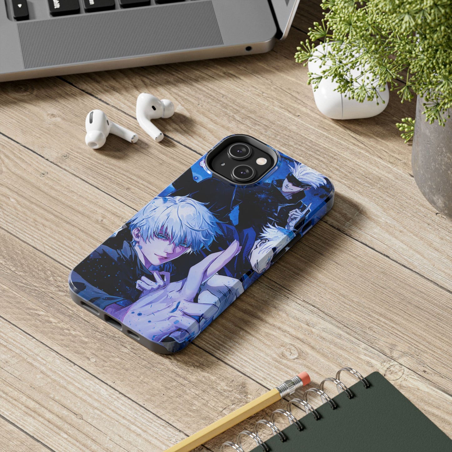 4 Styles of Gojo Phone Case | Anime-Inspired Protective Case | Satoru Gojo iPhone & Samsung Cover | Otaku Manga Case