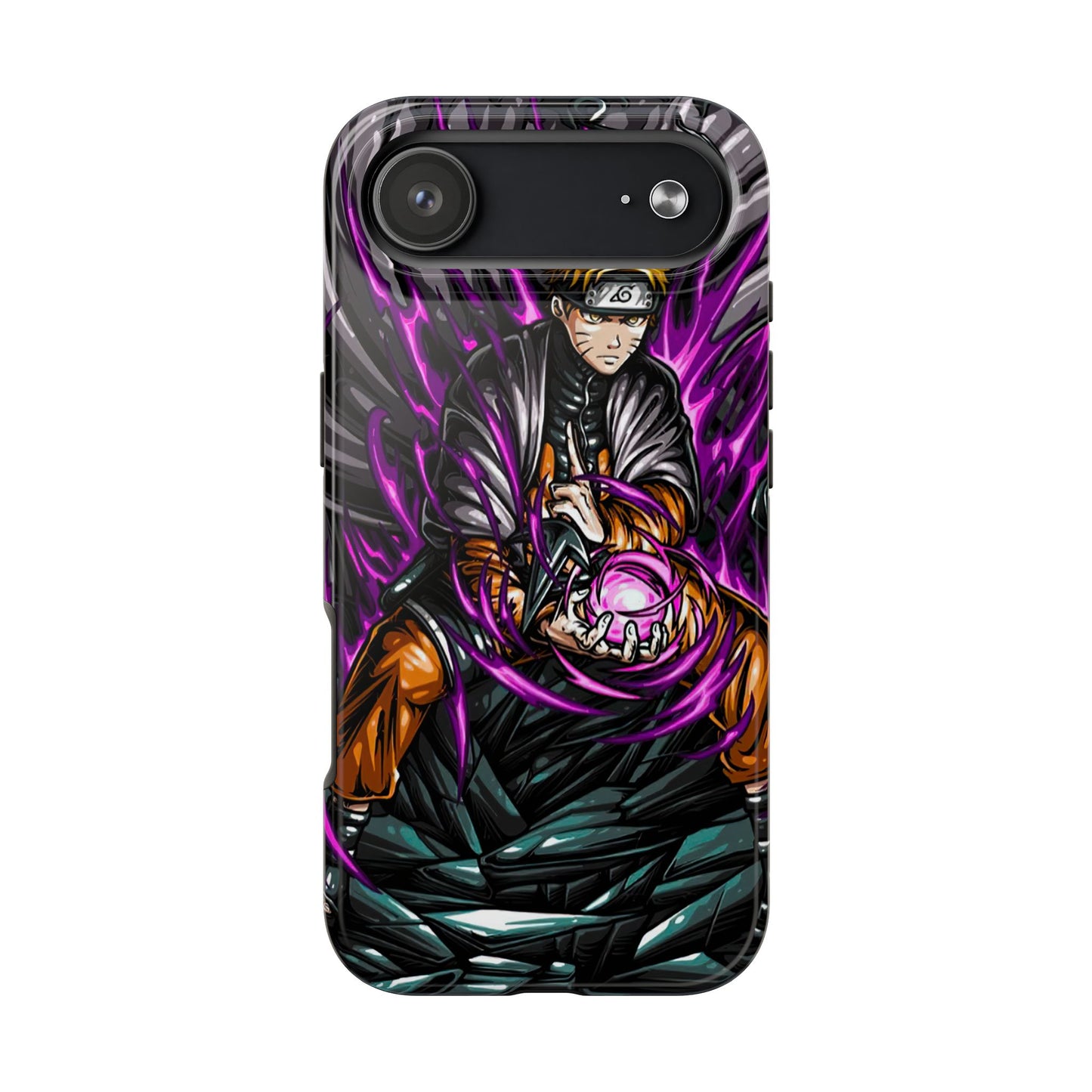 Rasengan Revenant Phone Case | Anime-Inspired Protective Case | Dark Shinobi iPhone & Samsung Cover | Otaku Manga Case