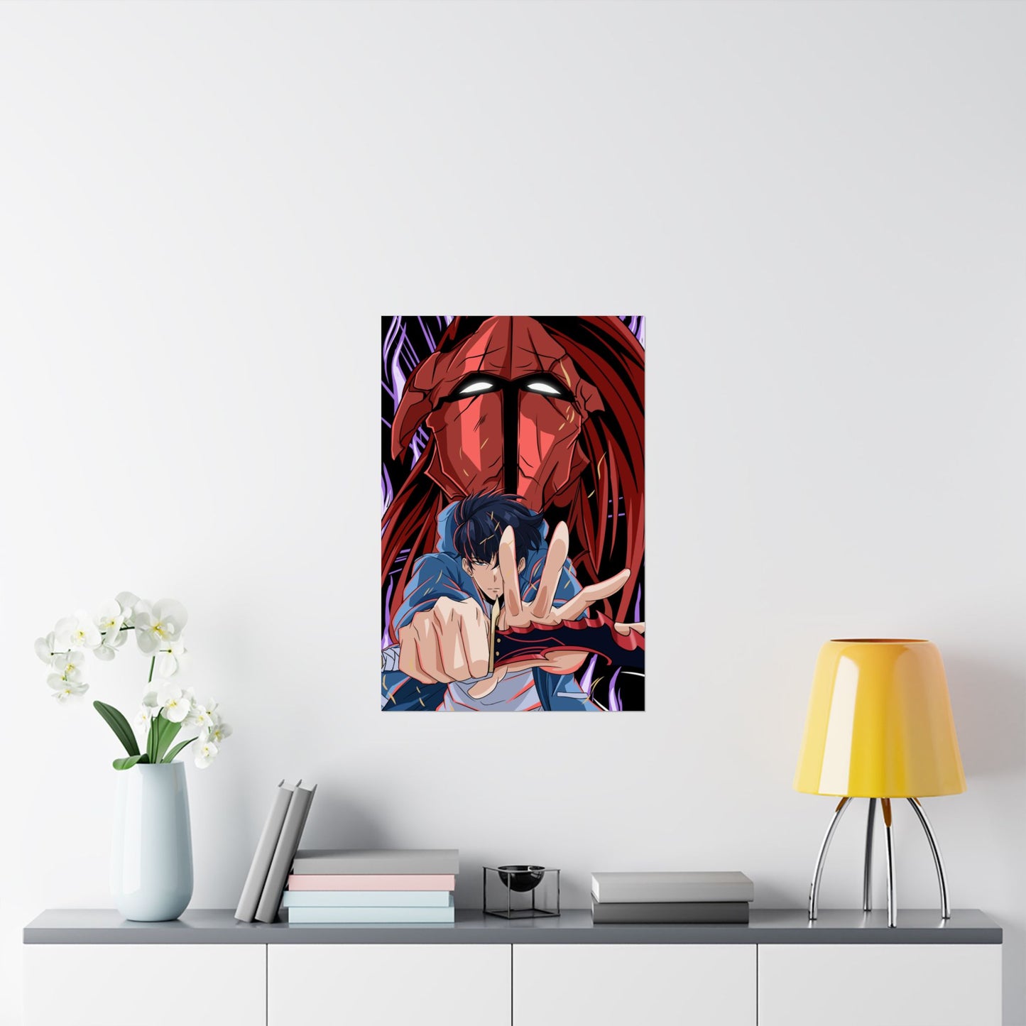 Sung Jin-Woo Igris’ Command Matte Vertical Poster | Anime-Inspired Wall Art | Shadow Army Print