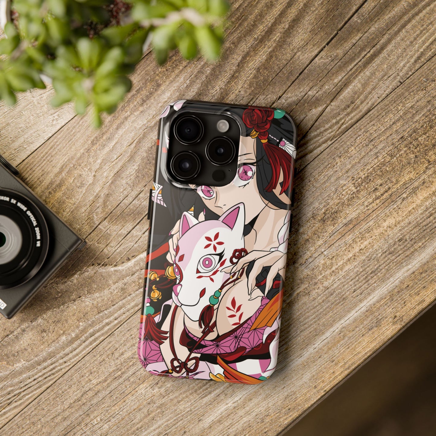 Demon Nezuko Anime Phone Case | Anime-Inspired Protective Cover | Double Layer Otaku Case