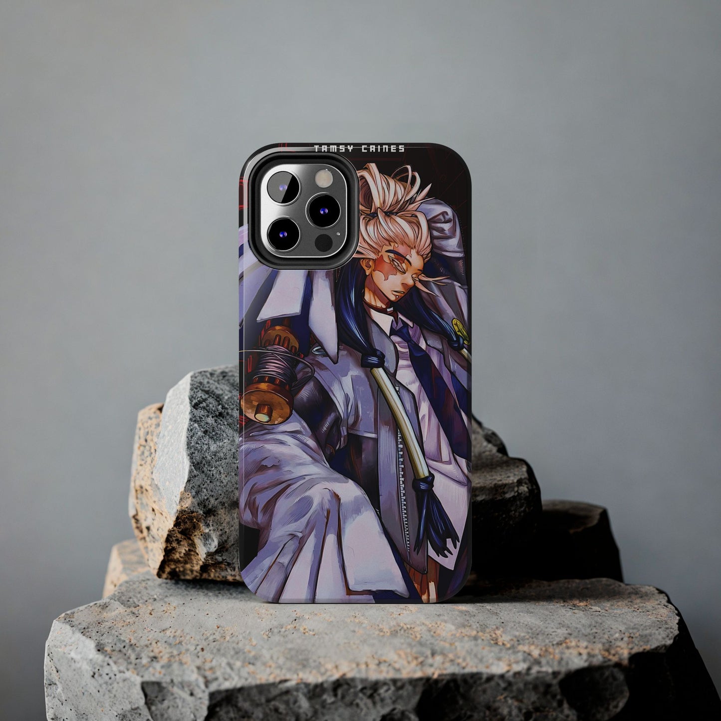 Tamsy Caines Double Layered Phone Case | Anime-Inspired Protective Case