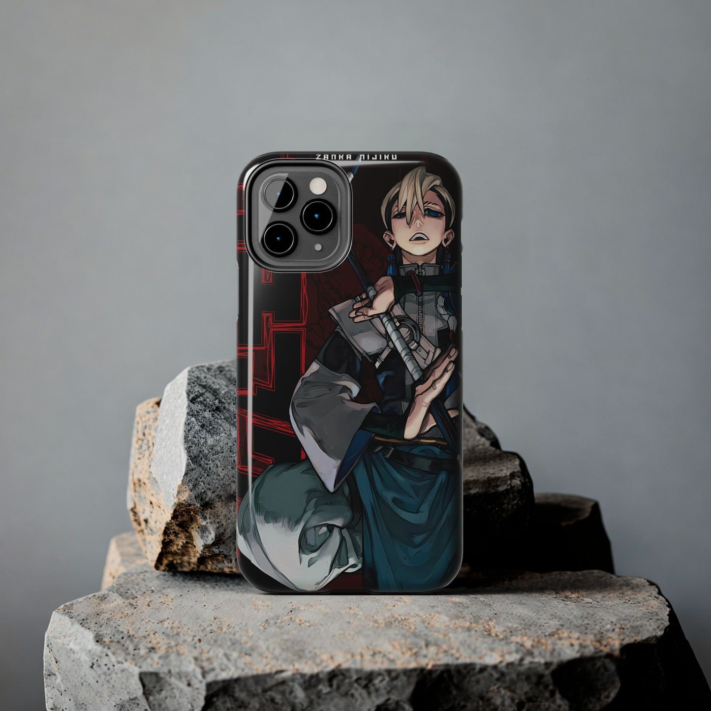 Zanka Nijiku Personalizable Double Layered Phone Case | Anime-Inspired Protective Case for IPhone & Samsung
