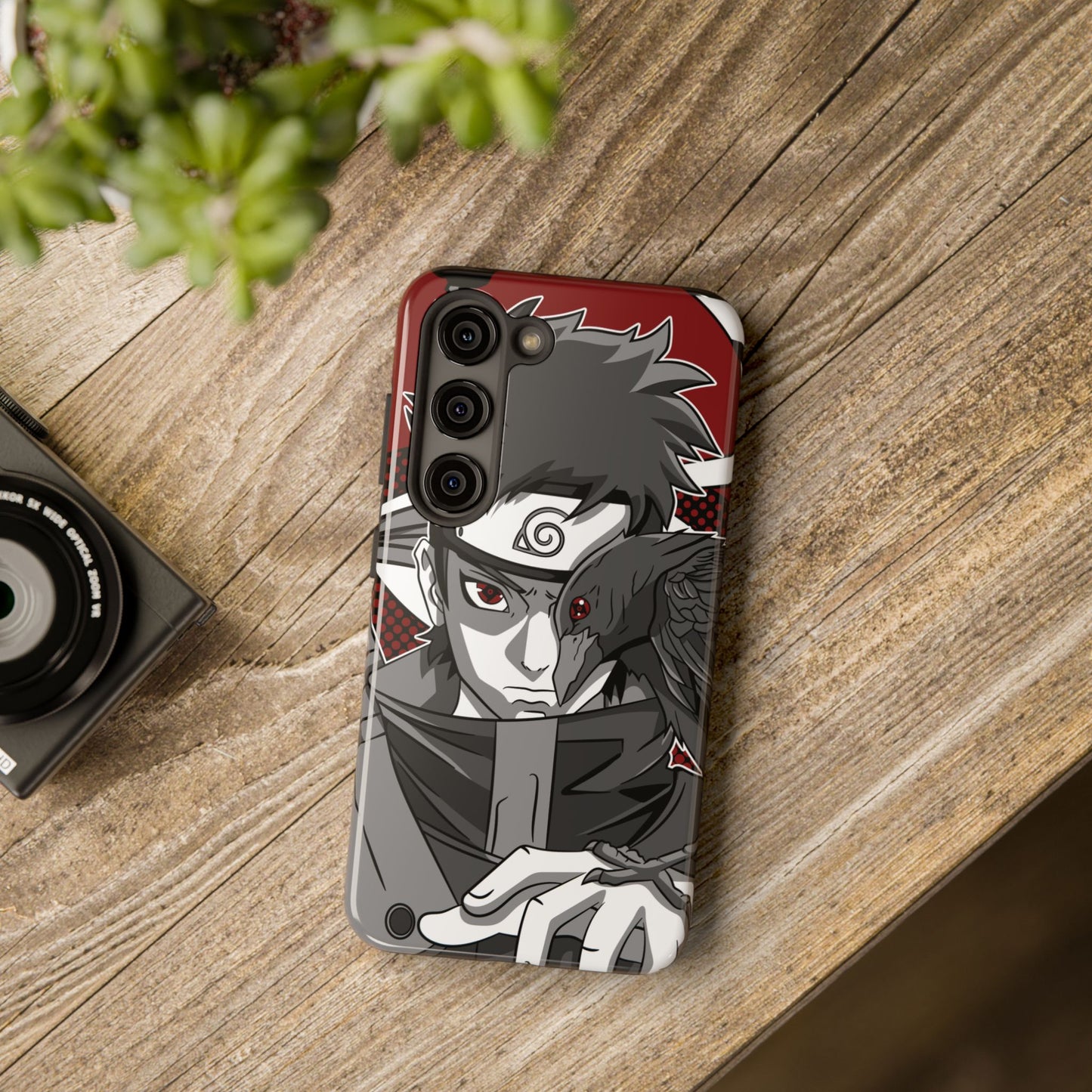 Shisui Uchiha Kotoamatsukami Phone Case | Anime-Inspired Protective Case | Mangekyo Sharingan iPhone & Samsung Cover | Otaku Manga Case