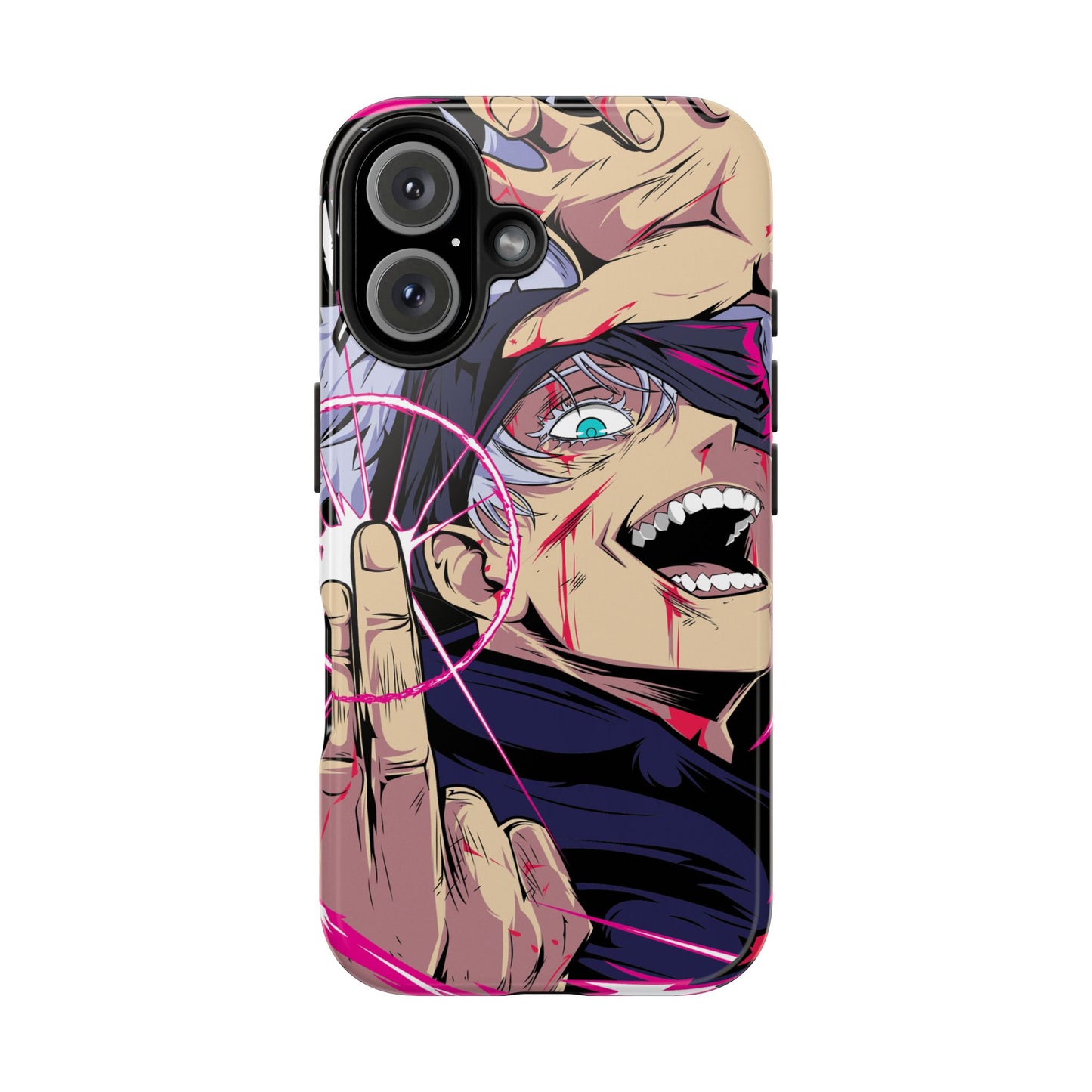 Satoru Gojo Phone Case | Reversal Red Anime-Inspired Protective Case | iPhone & Samsung Otaku Manga Cover