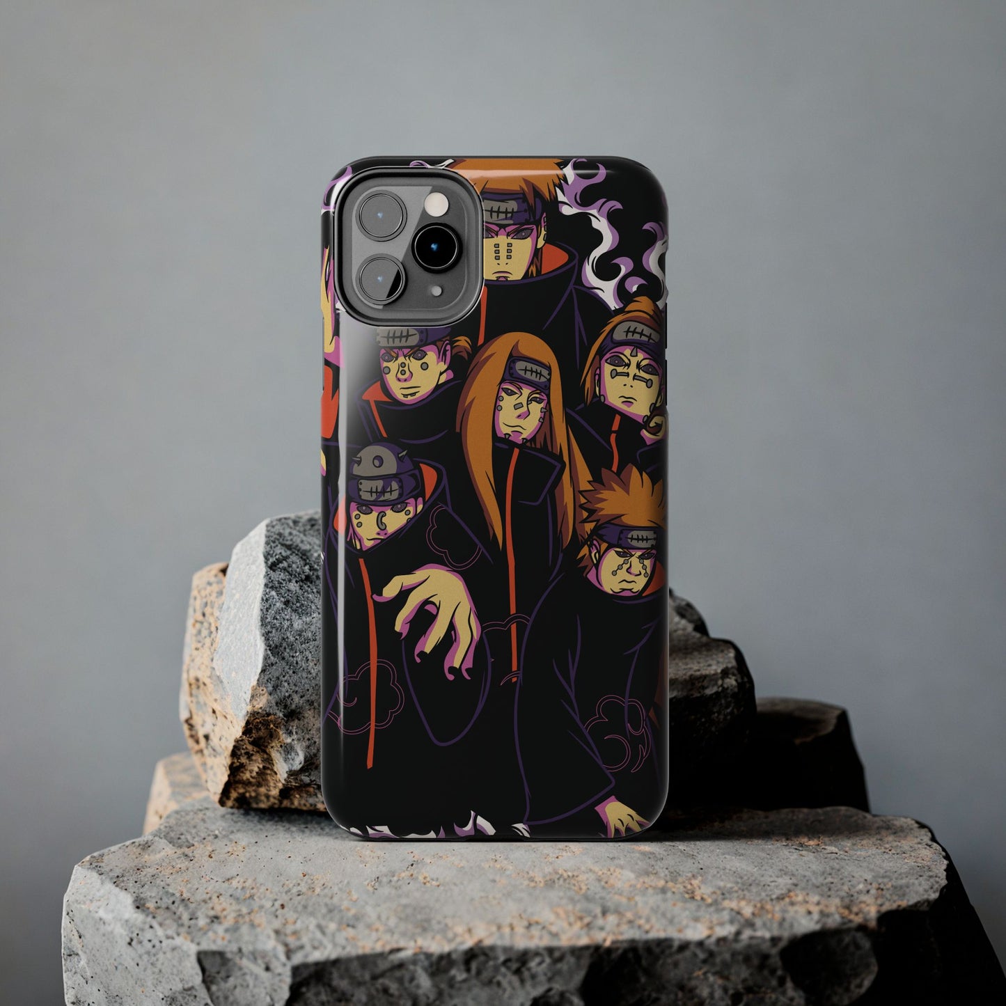 Akatsuki Six Paths of Pain Phone Case | Anime-Inspired Protective Case | Rinnegan Villain iPhone & Samsung Cover | Otaku Manga Case