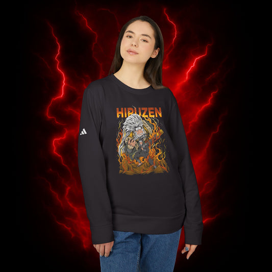 Hiruzen Sarutobi Adidas Unisex Fleece Crewneck Sweatshirt