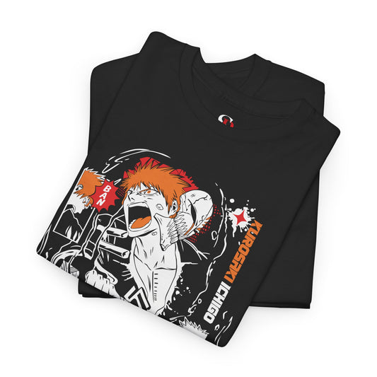 Hollow Ichigo Dark Reign Unisex Heavy Cotton T-Shirt | Bleach Anime Streetwear Tee