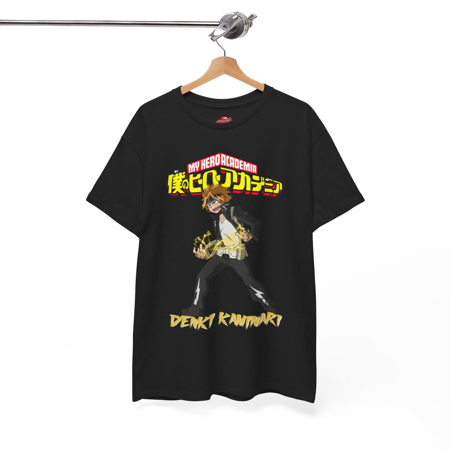 Denki Kaminari T-Shirt | Anime-Inspired Graphic Shirt | Electric Hero Streetwear Tee | Otaku Manga Graphic Unisex T-Shirt