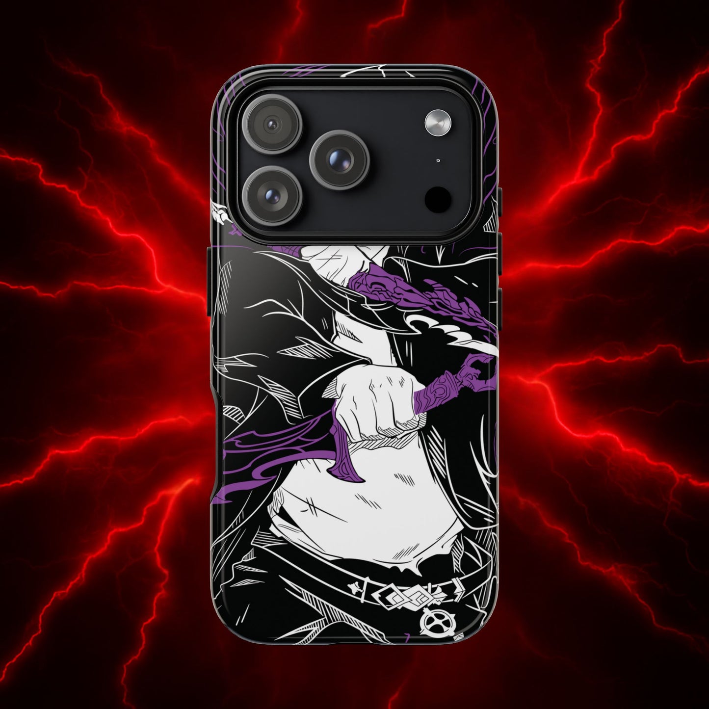 Sung Jinwoo Twin Daggers Double Layered Phone Case | Shadow Assassin Anime-Inspired Protective Case for iPhone & Samsung