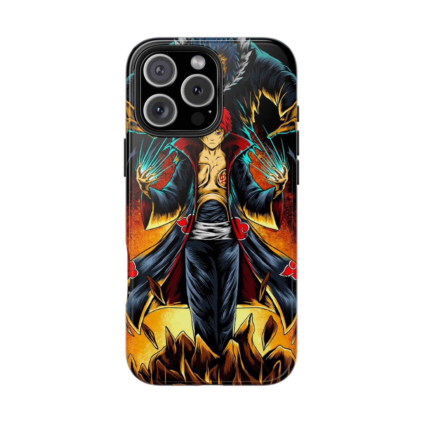 Puppet Master Sasori Phone Case | Akatsuki Anime-Inspired Protective Case | Red Sand Villain iPhone & Samsung Cover | Otaku Manga Case