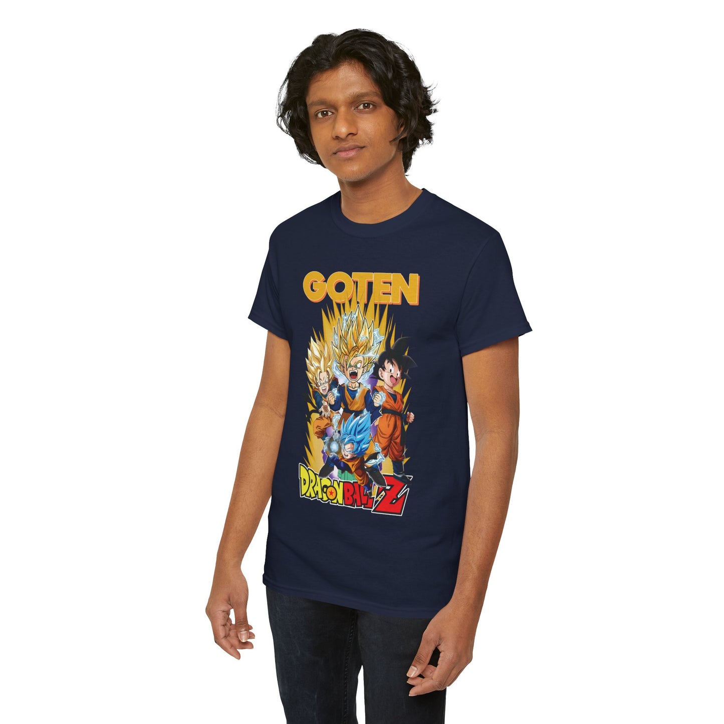 Goten “Next Gen Saiyan” Unisex Heavy Cotton T-Shirt | Dragon Ball Z Streetwear Tee
