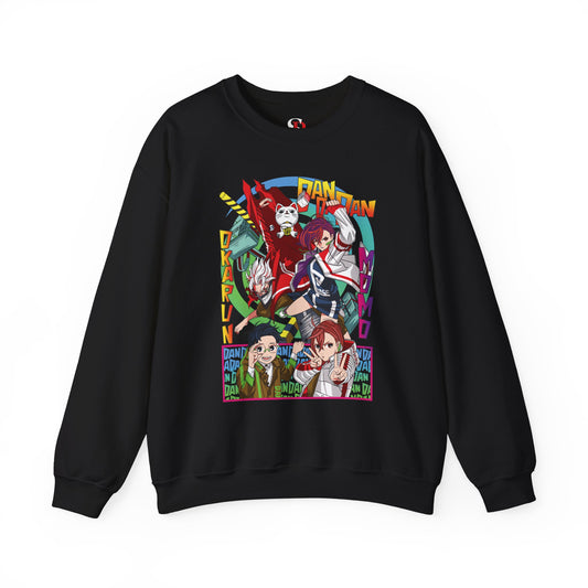Okarun x Momo Unisex Heavy Crewneck | Dandadan Anime Streetwear Sweatshirt