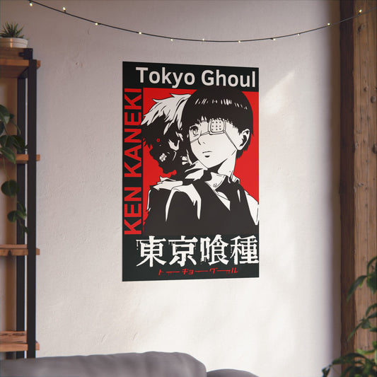 Ken Kaneki II Matte Vertical Poster | Tokyo Ghoul Anime Wall Art