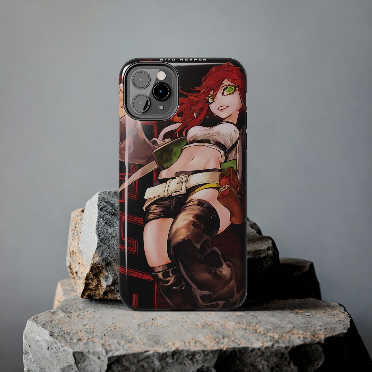 Riyo Reaper Personalizable Double Layered Phone Case | Anime-Inspired Protective Case