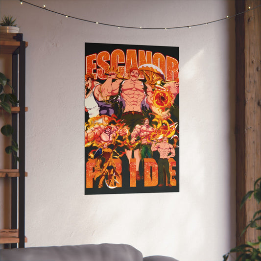 Lion Sin of Pride Escanor Poster | Anime-Inspired Wall Art | Manga Decor | Manga Print | Shonen Anime Poster