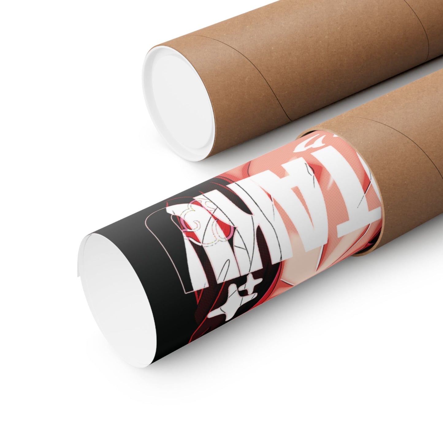 Dark Bloom Hinata Matte Poster | Anime-Inspired Wall Art | Hyuga Princess Decor | Otaku Manga Wall Print