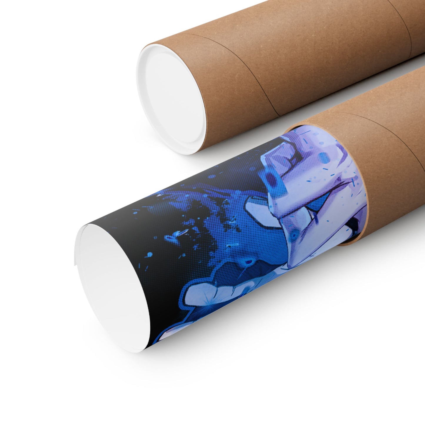 4 Styles of Gojo Matte Poster | Anime-Inspired Wall Art | Satoru Gojo Anime Collage Decor | Otaku Manga Wall Print