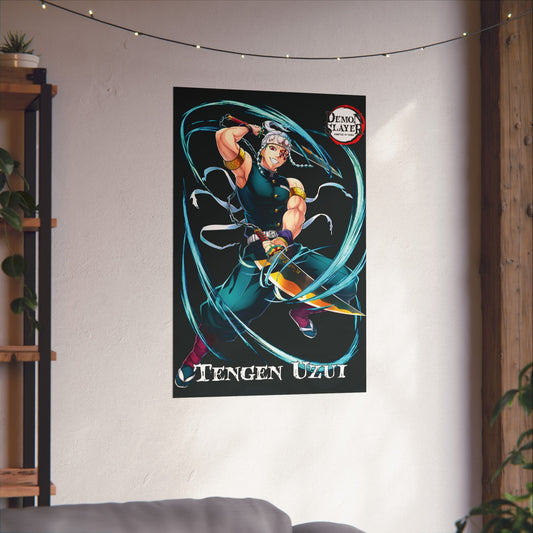 Tengen Uzui Poster | Sound Hashira Demon Slayer Wall Art