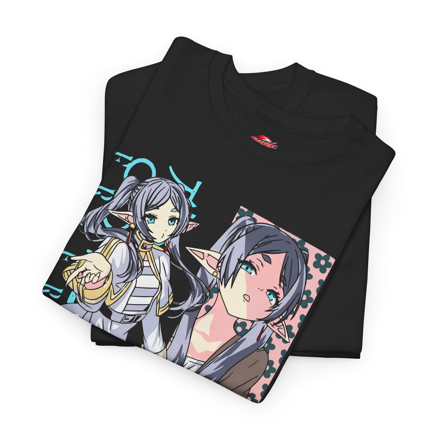 Frieren II Unisex Heavy Cotton T-Shirt | Elven Mage Anime-Inspired Streetwear Graphic Tee
