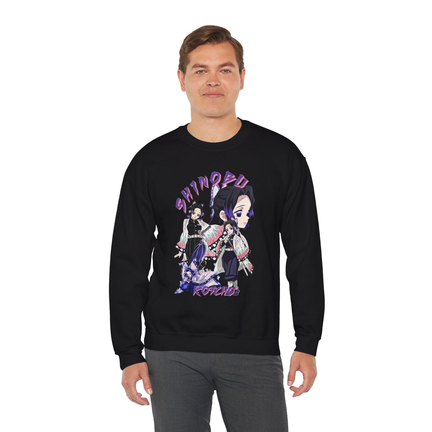 Shinobu Kocho Insect Hashira Crewneck | Anime-Inspired Streetwear
