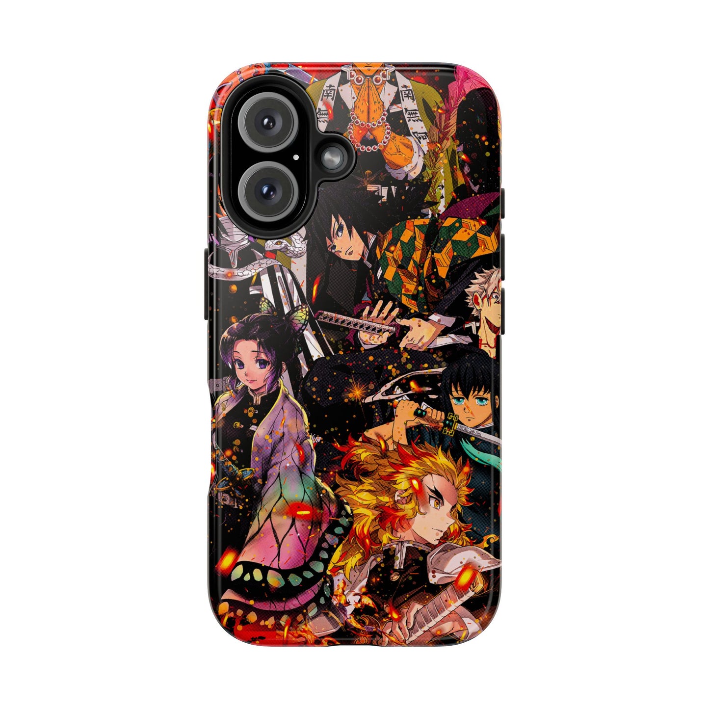 Hashira Collage Anime Phone Case | Anime-Inspired Protective Cover | Double Layer iPhone & Samsung Case