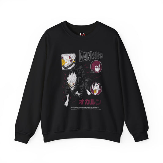 Okarun “Turbo Granny Mode” Unisex Heavy Crewneck | Dandadan Streetwear Sweatshirt