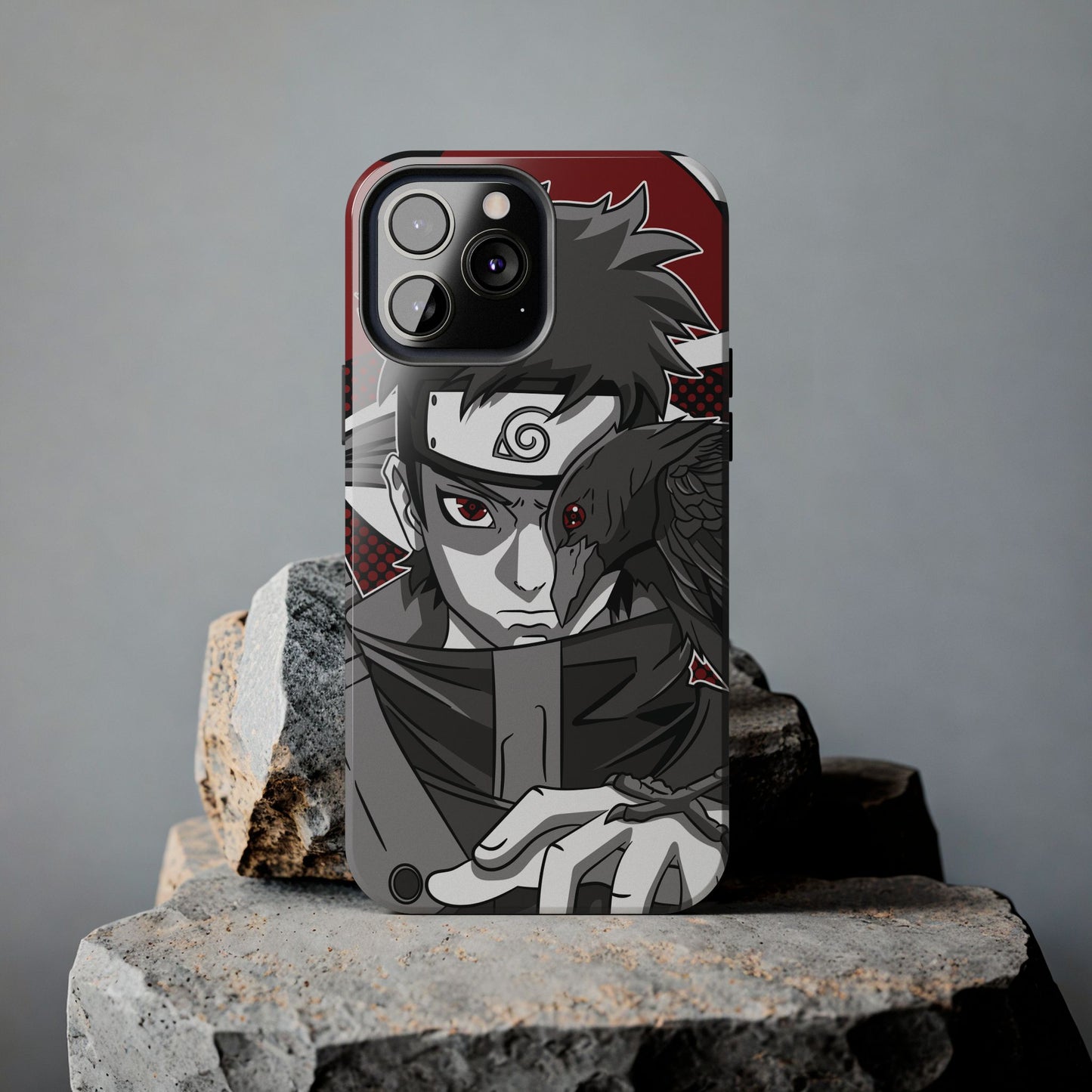 Shisui Uchiha Kotoamatsukami Phone Case | Anime-Inspired Protective Case | Mangekyo Sharingan iPhone & Samsung Cover | Otaku Manga Case