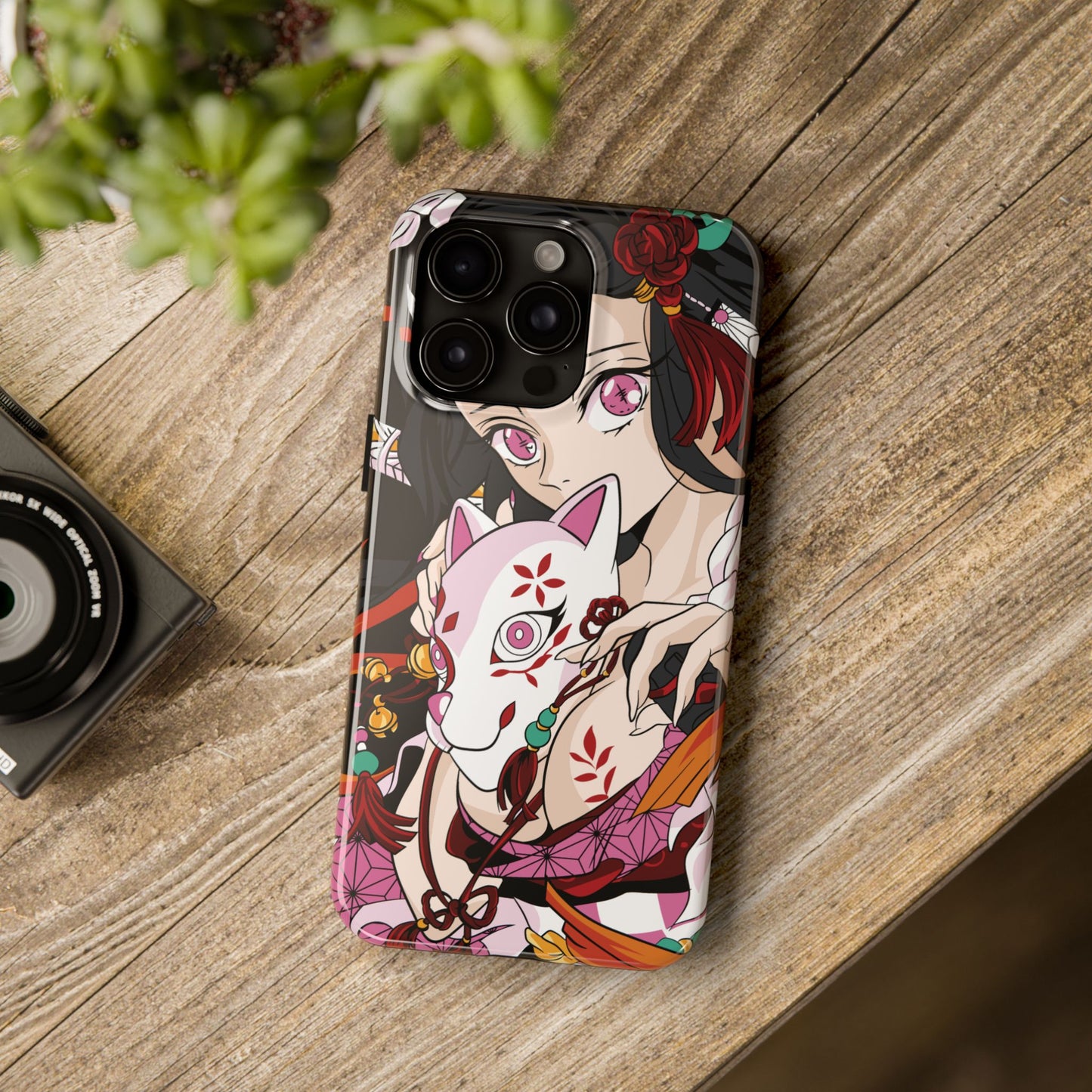 Demon Nezuko Anime Phone Case | Anime-Inspired Protective Cover | Double Layer Otaku Case