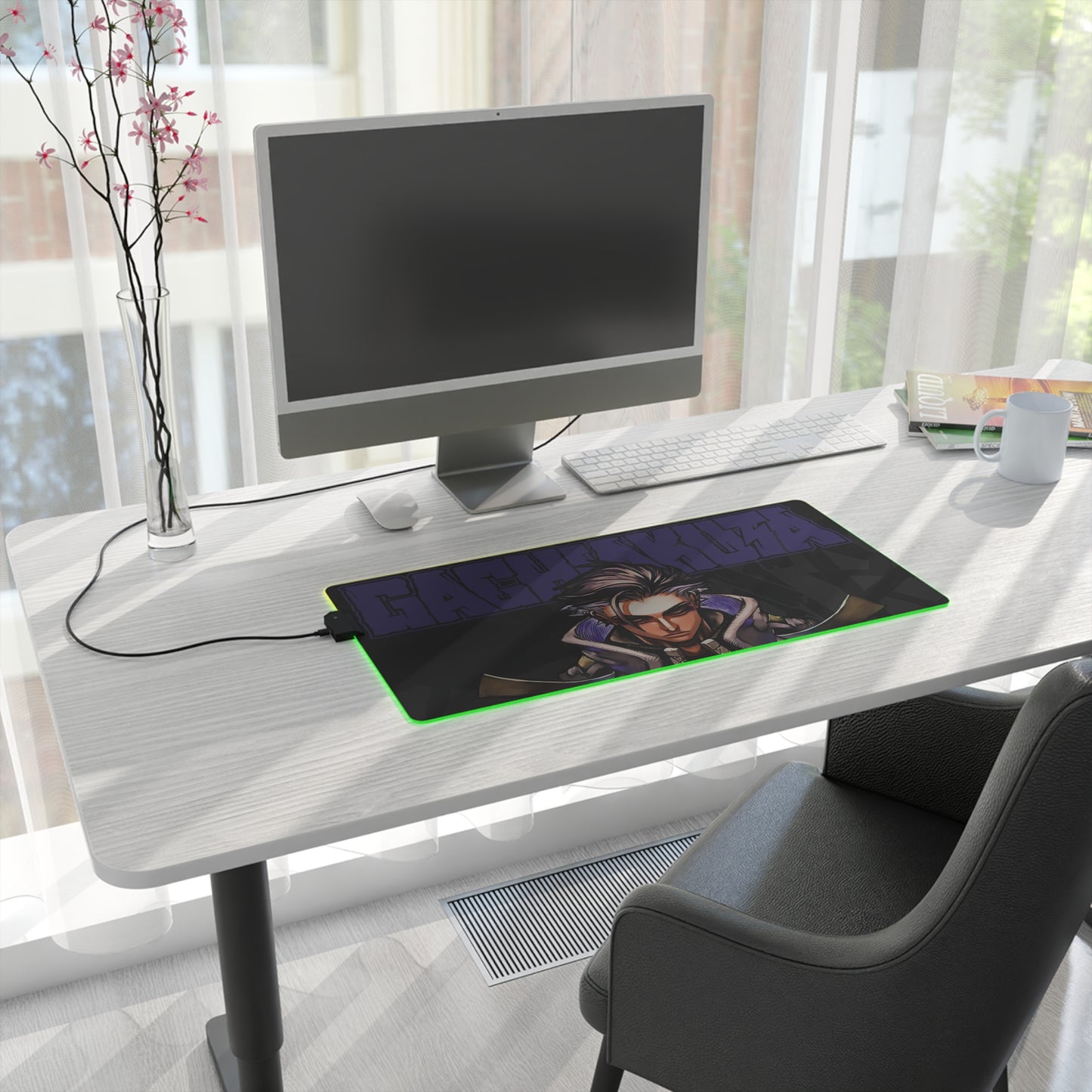 Zodyl Typhon II LED Gaming Mouse Pad | Anime-Inspired Desk Mat