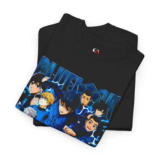 Blue Lock “Ego Strikers” Unisex Heavy Cotton T-Shirt | Anime Soccer Streetwear Tee