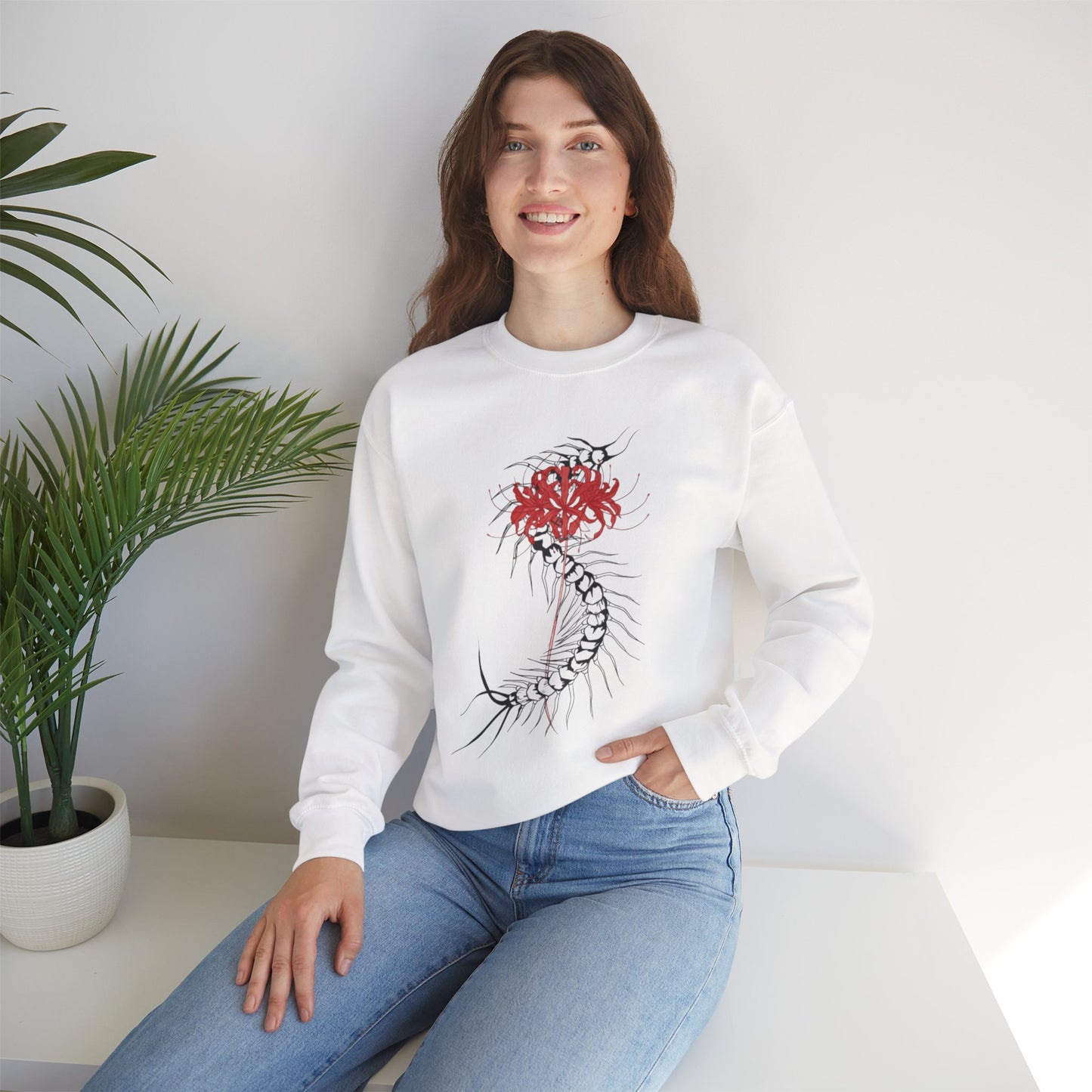 Kaneki Centipede Graphic Unisex Heavy Blend Crewneck Sweatshirt