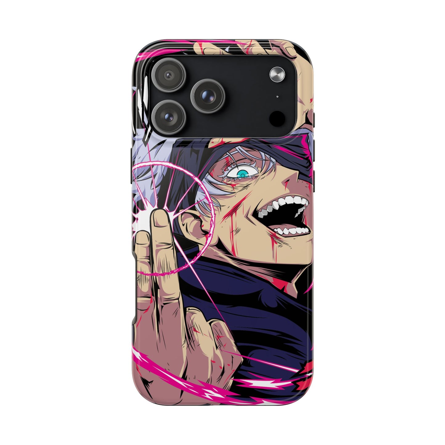 Satoru Gojo Phone Case | Reversal Red Anime-Inspired Protective Case | iPhone & Samsung Otaku Manga Cover