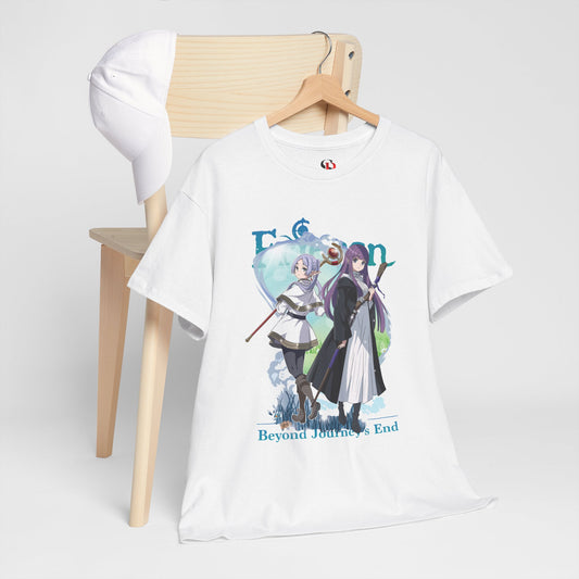 Frieren: Beyond Journey’s End Unisex Heavy Cotton T-Shirt | Frieren & Fern Anime Tee