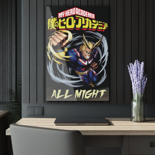 All Might Acrylic Print