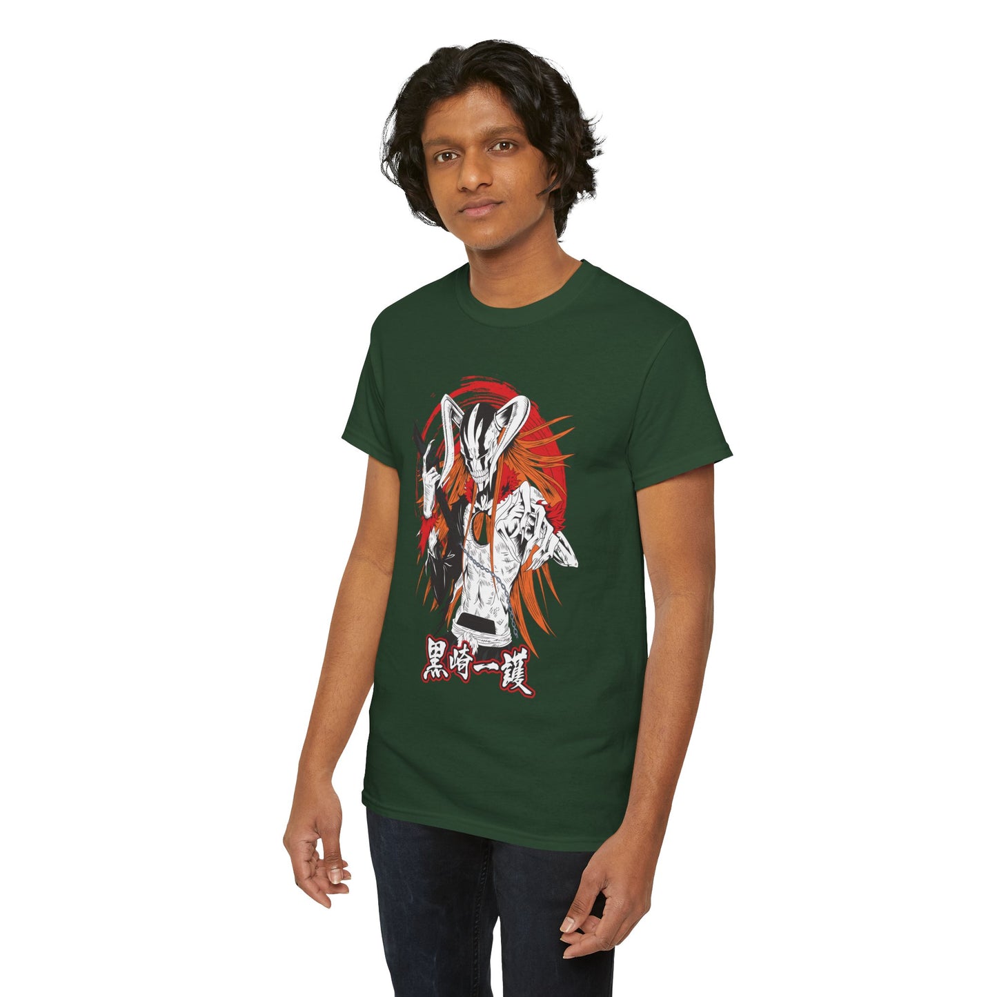 Ichigo Vasto Lorde Unisex Heavy Cotton T-Shirt | Bleach Anime Streetwear Tee