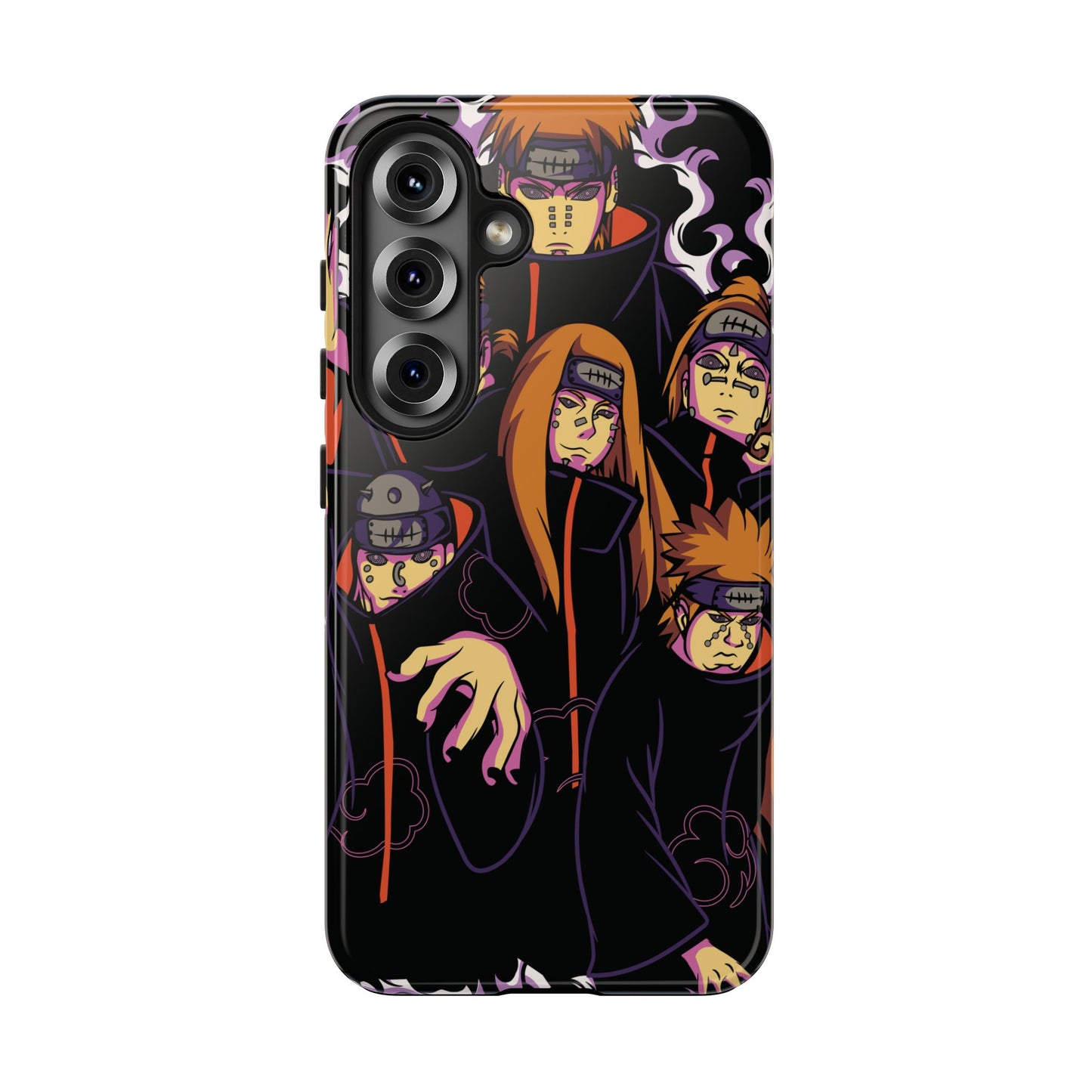 Akatsuki Six Paths of Pain Phone Case | Anime-Inspired Protective Case | Rinnegan Villain iPhone & Samsung Cover | Otaku Manga Case