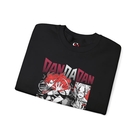Momo Ayase “Battle Of The Occult” Unisex Heavy Crewneck | Dandadan Streetwear Sweatshirt