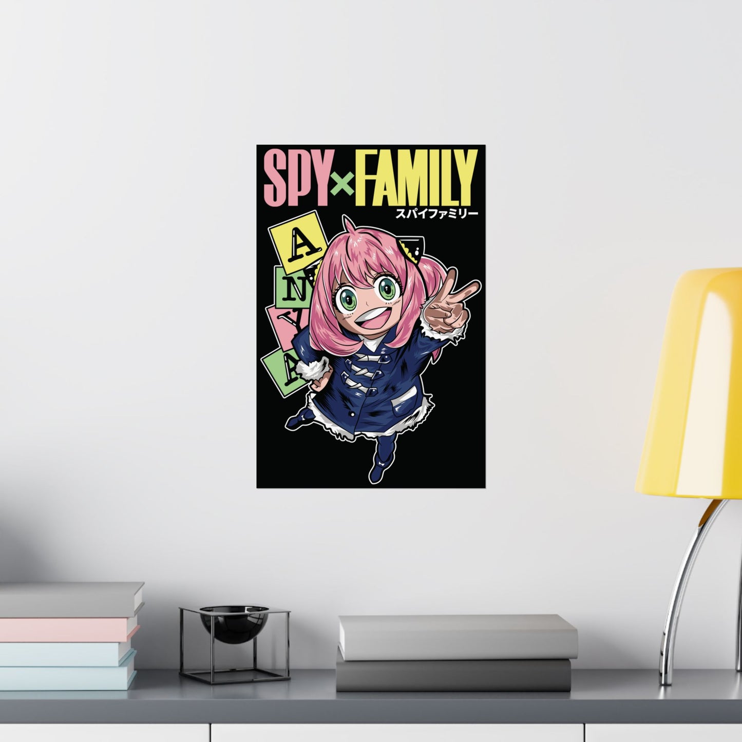 Anya Forger Matte Vertical Poster | Spy x Family Anime Wall Art