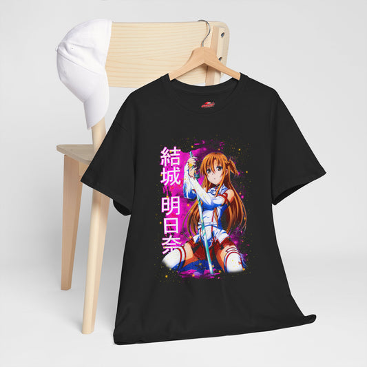 Asuna Lightning Flash T-Shirt Anime Graphic Tee – Anime-Inspired Graphic Shirt | Unisex Heavy Cotton Otaku Streetwear Gift