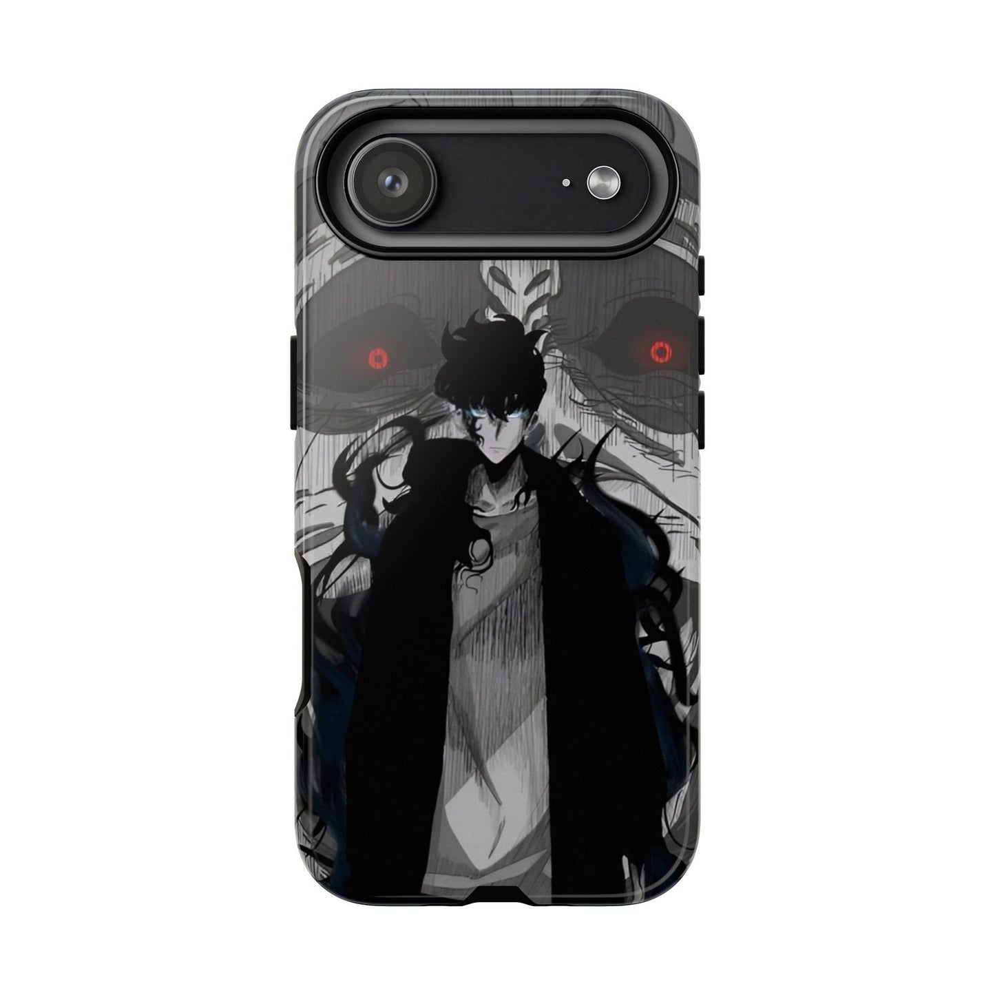 Sung Jin-Woo Monarch’s Rise Double Layered Phone Case | Shadow Monarch Anime-Inspired Protective Case for iPhone & Samsung