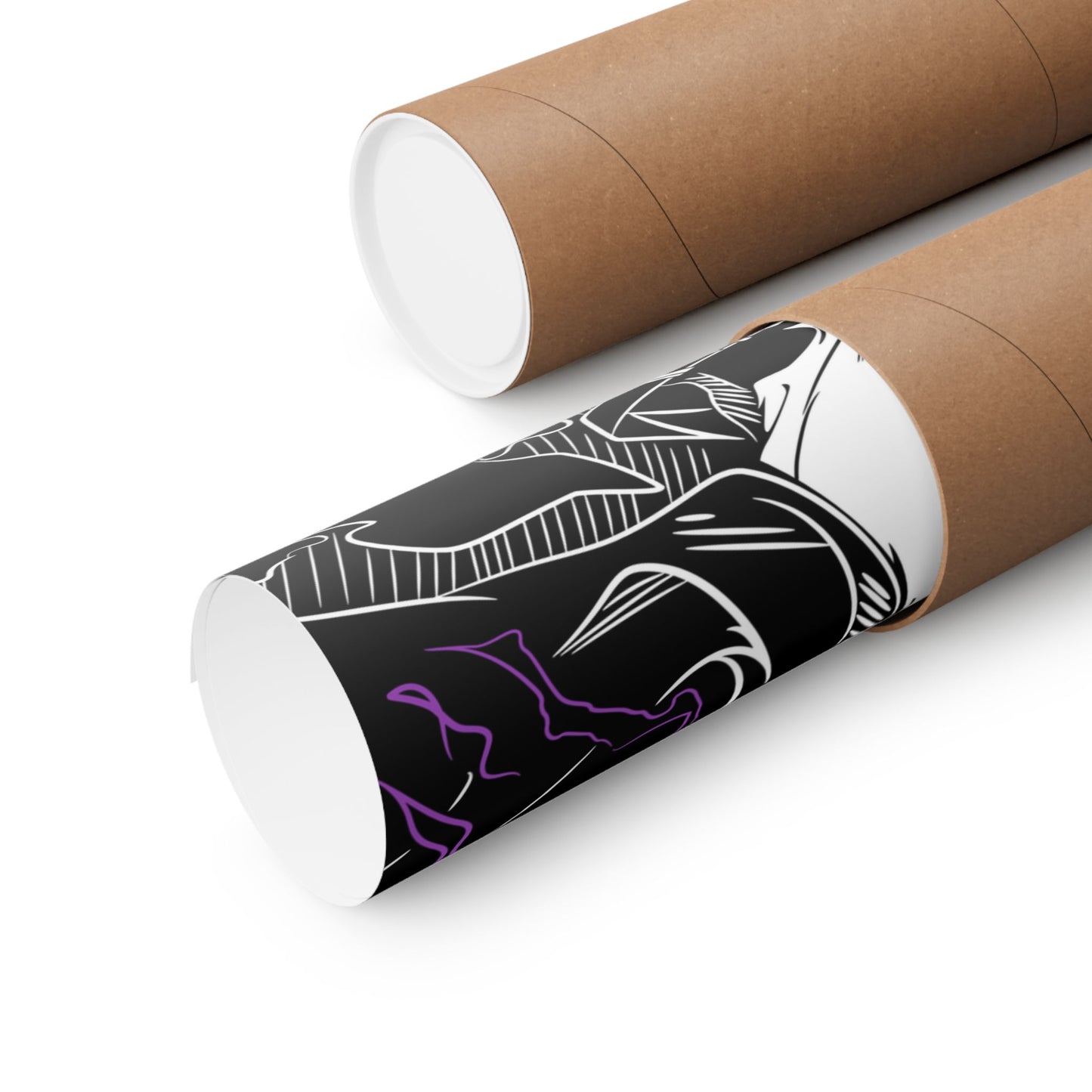 Sung Jinwoo Twin Daggers Matte Vertical Poster | Anime-Inspired Wall Art | Shadow Assassin Print