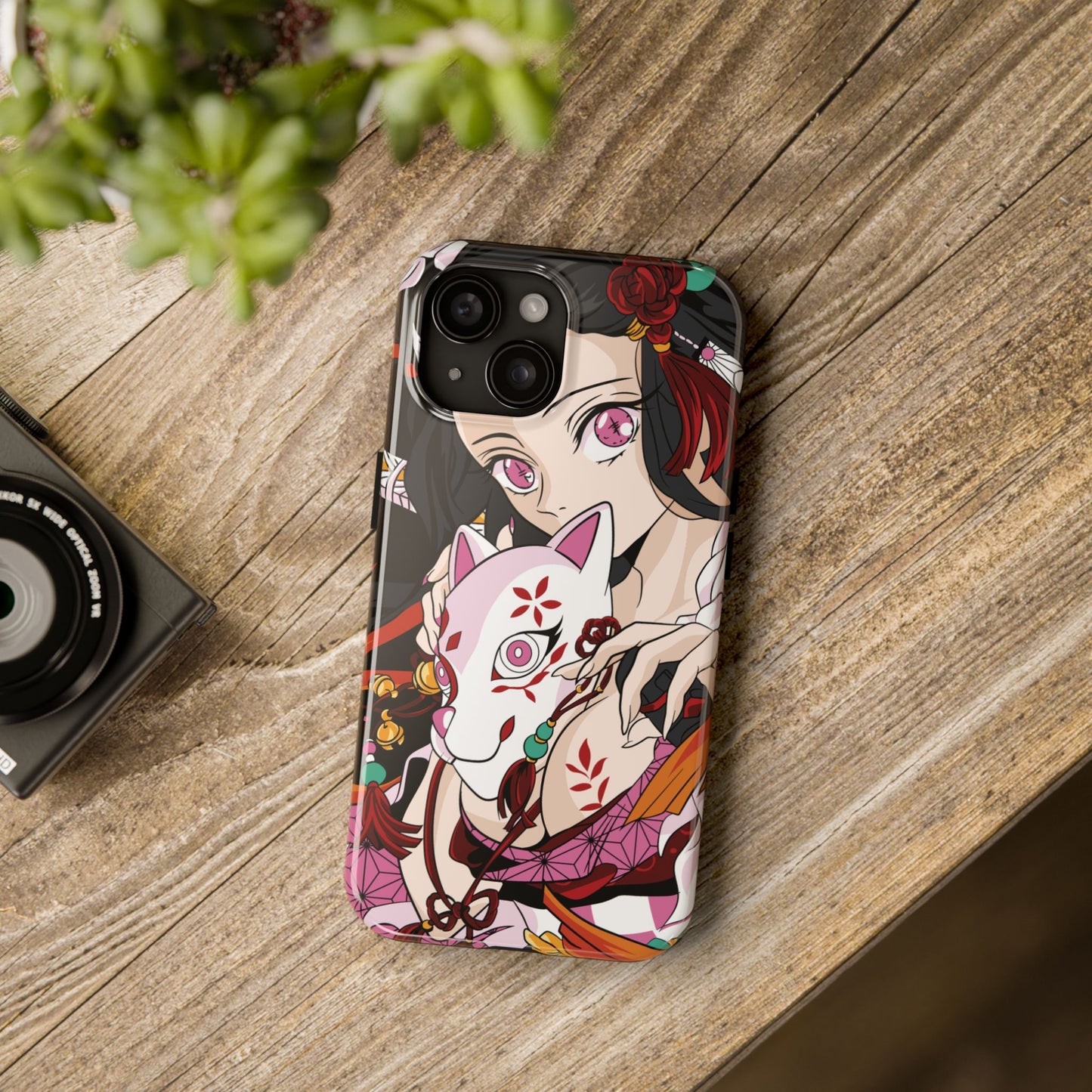 Demon Nezuko Anime Phone Case | Anime-Inspired Protective Cover | Double Layer Otaku Case