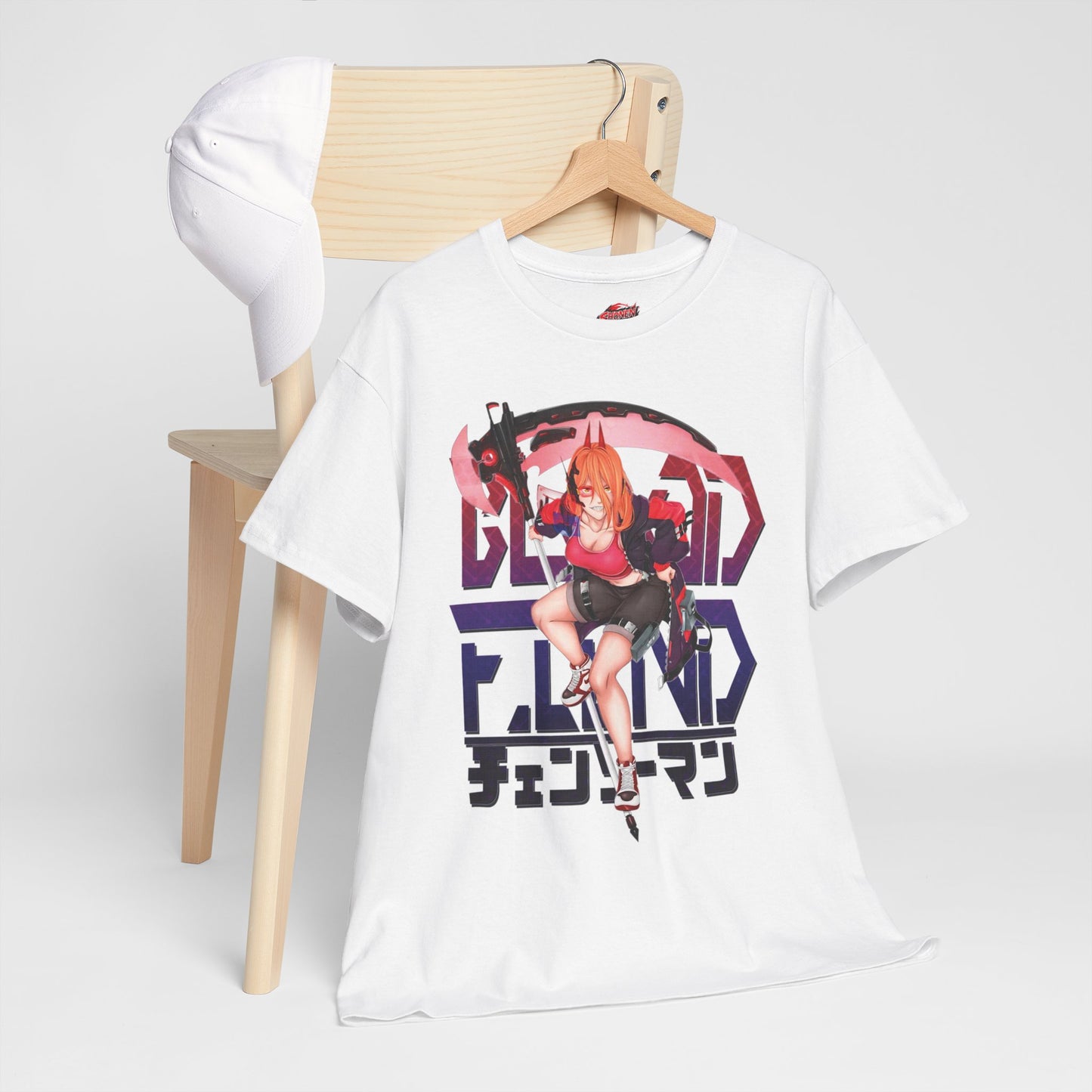 Blood Fiend Power III Unisex Heavy Cotton T-Shirt | Anime-Inspired Streetwear Tee