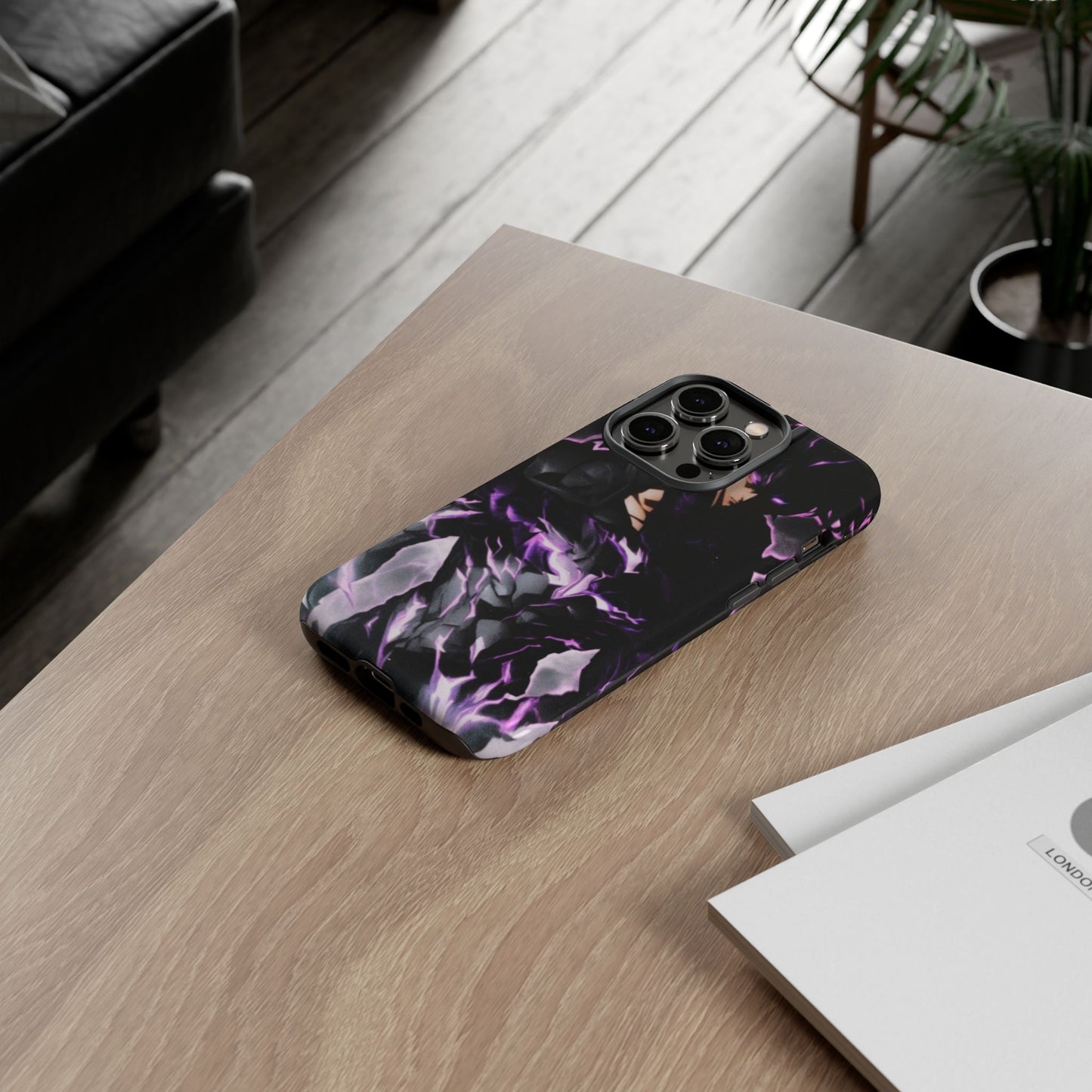 Sung Jin-Woo Shadow Monarch Awakening Double Layered Phone Case | Anime-Insired Protective Case for iPhone & Samsung